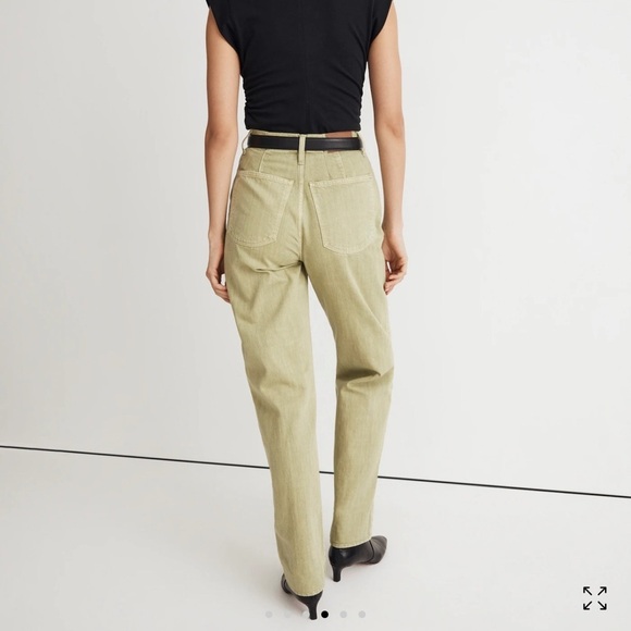 Madewell Baggy Straight Jeans: Garment-Dyed Edition SZ 28 - Picture 2 of 10